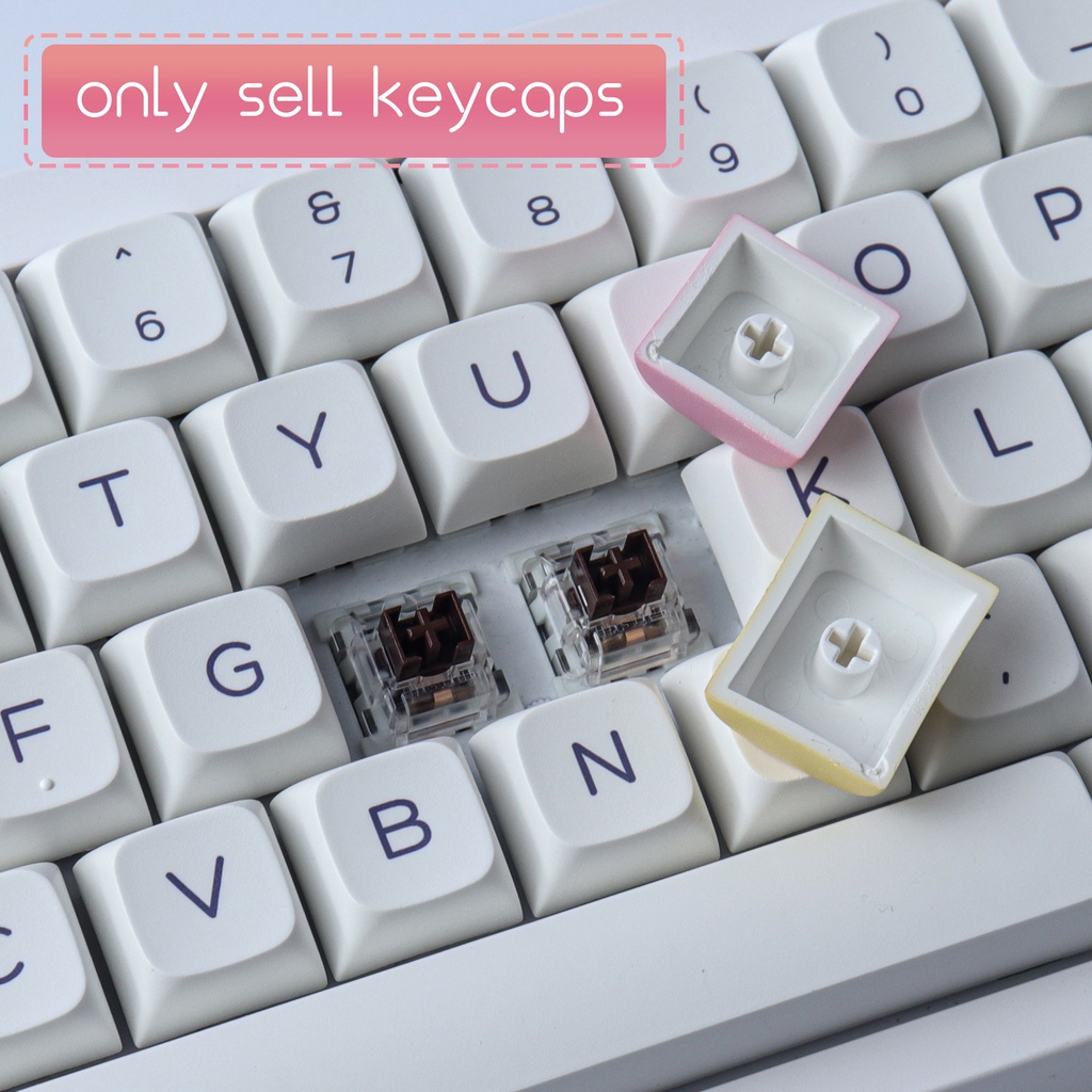 GMK Astrology Keycaps 133 Phím PBT Dye-Thăng hoa Keycaps XDA Hồ sơ Nhật Bản Keycaps cho Cherry Gateron MX Công tắc Bàn phím cơ học