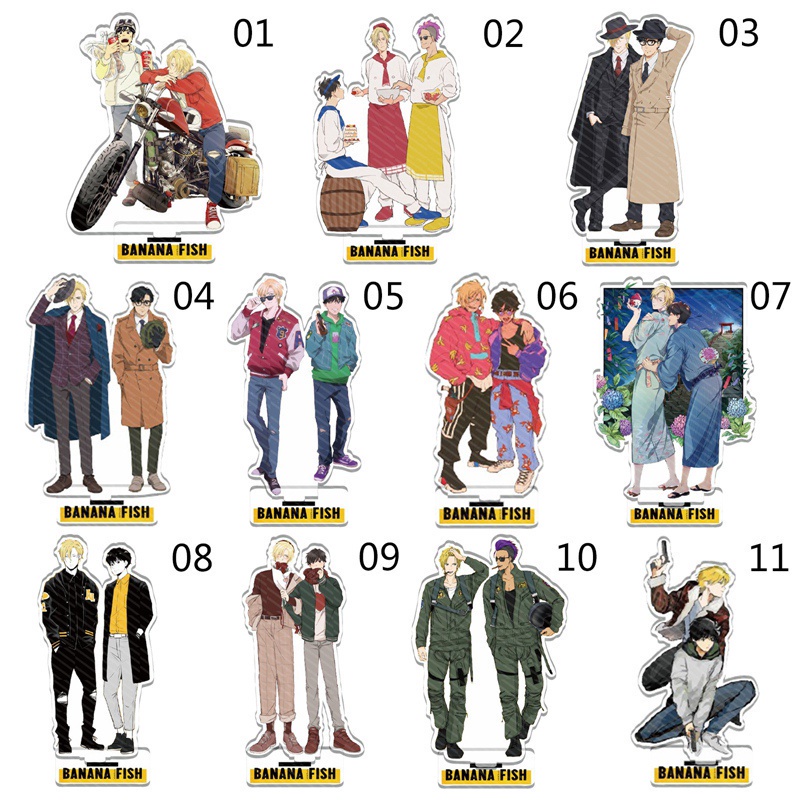 Mới Mô Hình Nhân Vật Anime Banana Fish Ash Okumura Eiji