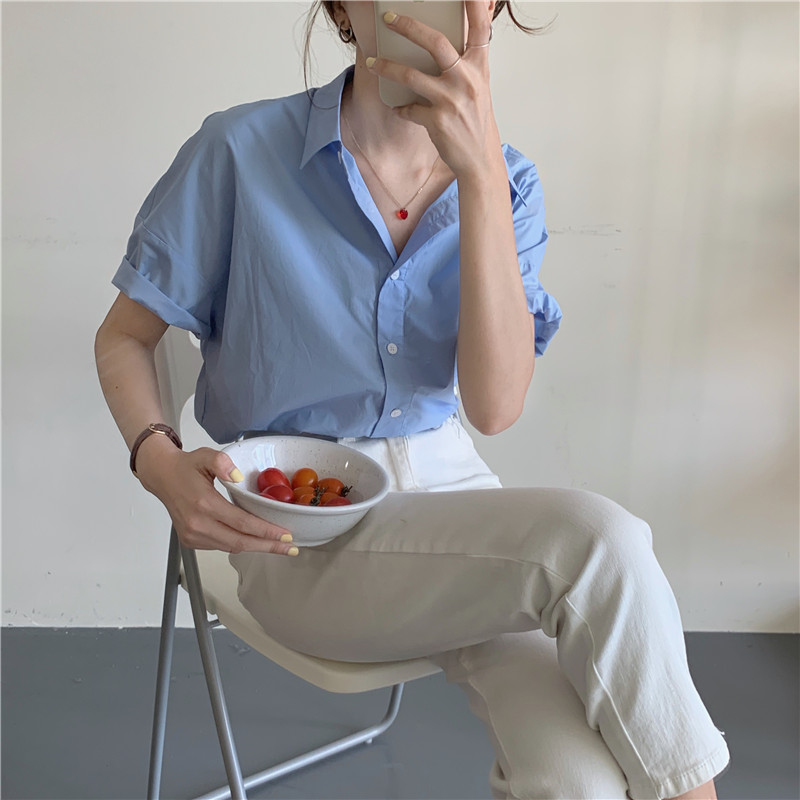 Áo Thun Nữ Tay Ngắn Cổ Chữ V 35983