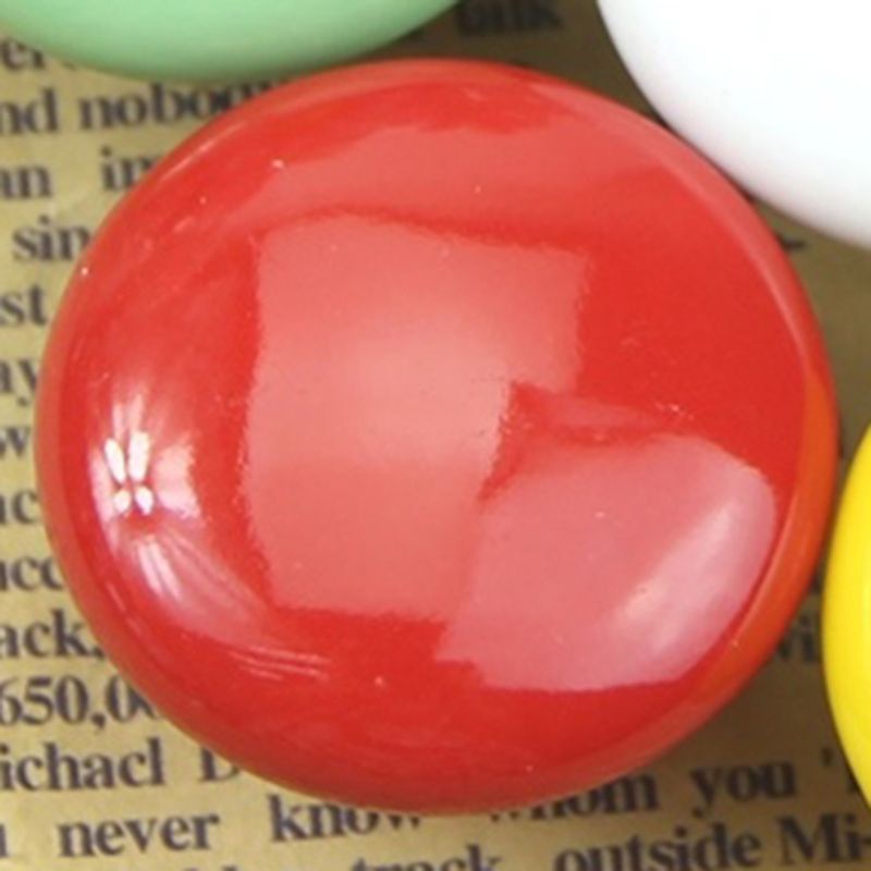 Tay Nắm Ngăn Kéo Tủ Bằng Sứ Hình Tròn Màu Sắc Ngọt Ngào