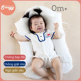 Gối ngủ sâu, gối chống lõm đầu cho bé 0m hàng xả - nội địa Trung - Snugg