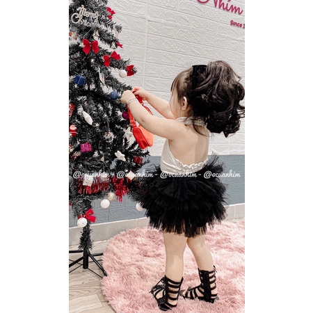Chân váy tutu 4 tầng siêu xinh cho bé