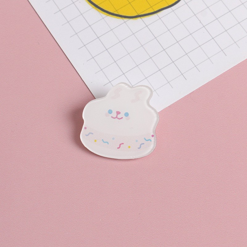 Sticker cute pin cài áo phụ kiện trang trí túi xách balo