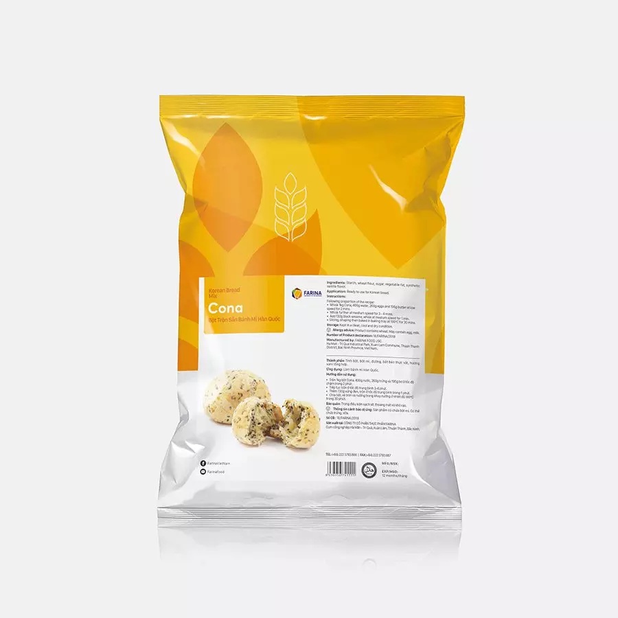 Bột bánh mỳ Hàn Quốc Cona