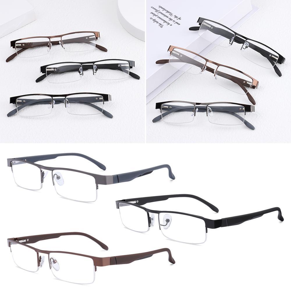 Kính Đọc Sách Nửa Gọng Chống Ánh Sáng Xanh Phong Cách Vintage