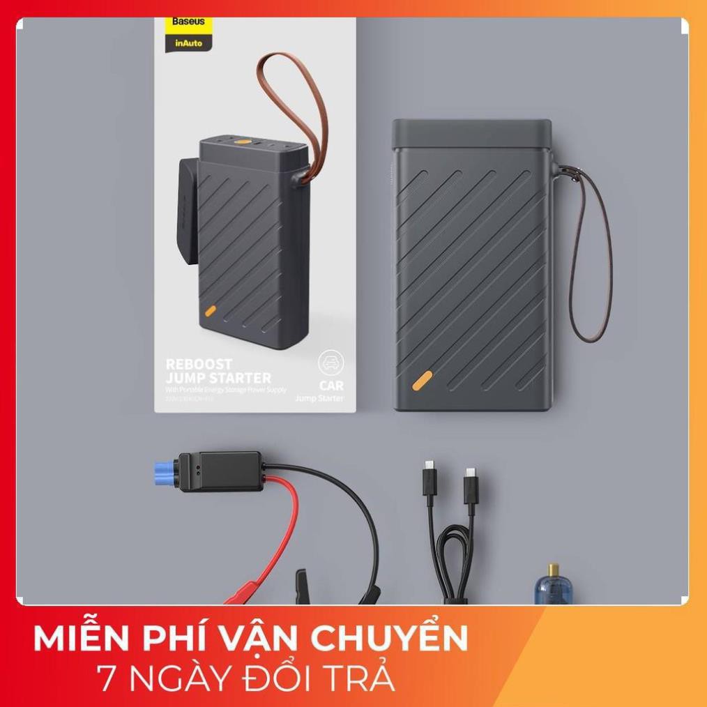 Bộ kích nguồn đa năng Baseus Reboost Jump Starter 1600A kiêm pin sạc dự phòng sạc nhanh 65W PD Type-C / USB