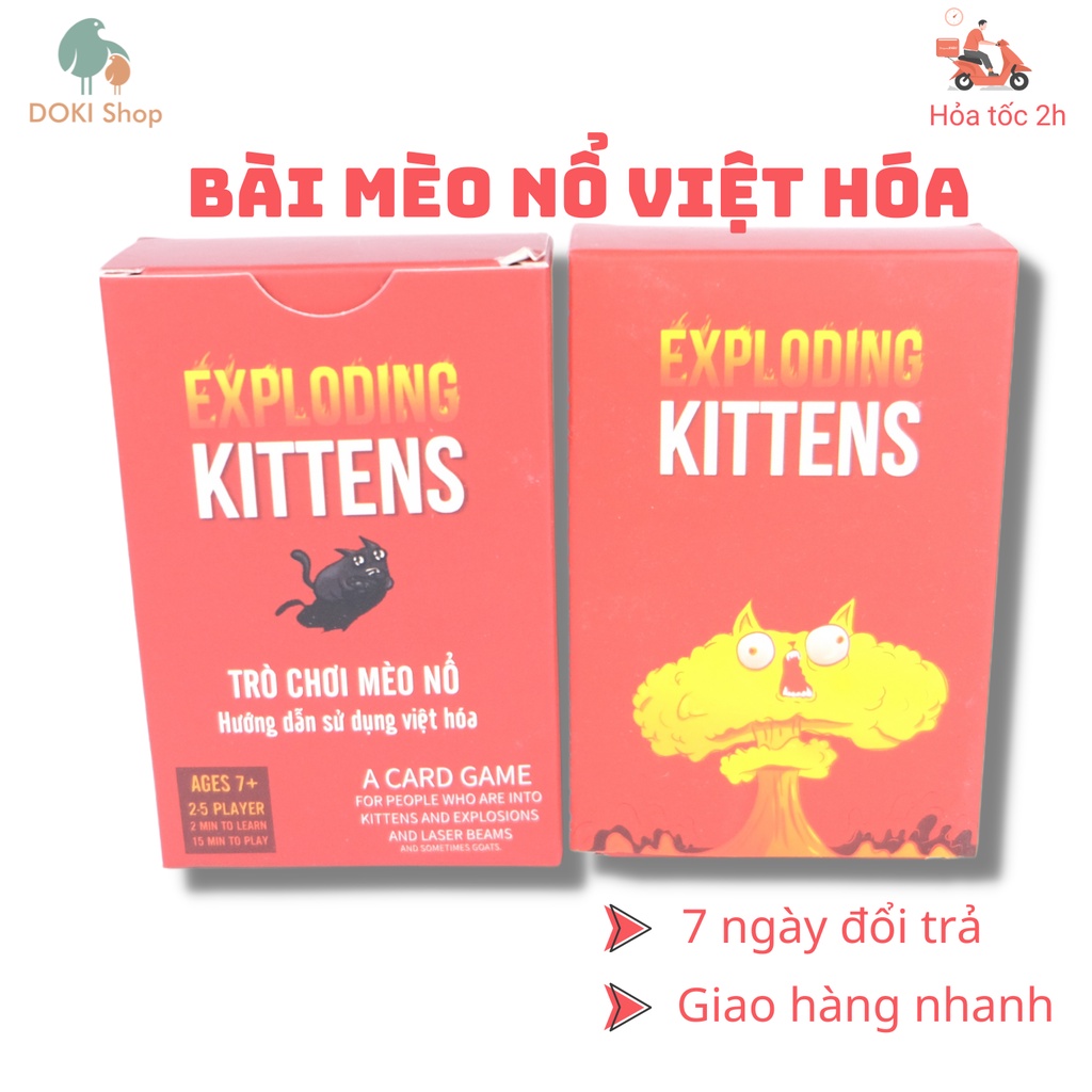 Bài mèo nổ Việt hóa phiên bản nhỏ gọn siêu tiện lợi