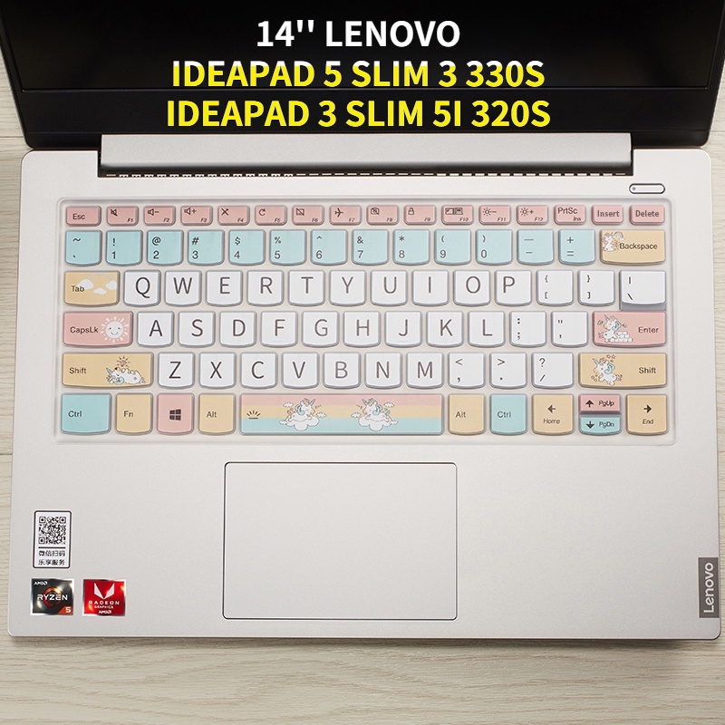 Miếng Dán Bảo Vệ Bàn Phím Laptop Lenovo Ideapad 5 Slim 3 Slim 5i Ideapad 330s Ideapad 3 IdeaPad320 s 120s 330c Lenovo 7000 Bằng Silicon Mềm
