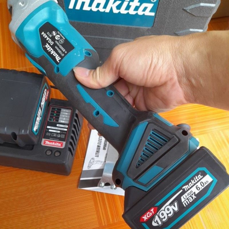 Máy mài góc pin 199v 10cell 6Ah Makita DGA404 không chổi than