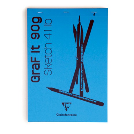 Sổ Vẽ Clairefontaine GraF It A5 90gsm Sketch 41LB