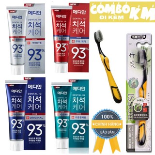 kem đánh răng hàn quốc 93% kèm bàn chải đánh răng boss