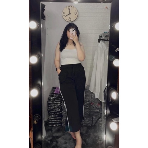 Quần  thể thao ống suông xẻ tà Bigsize(55kg đến 95kg)