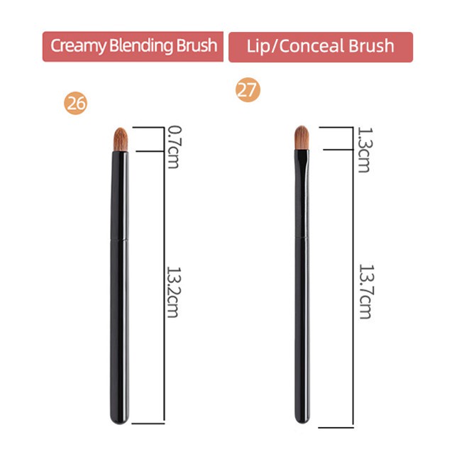 Bộ 5 cây cọ OVW DLH2627283032 trang điểm đánh phấn mắt hiệu quả