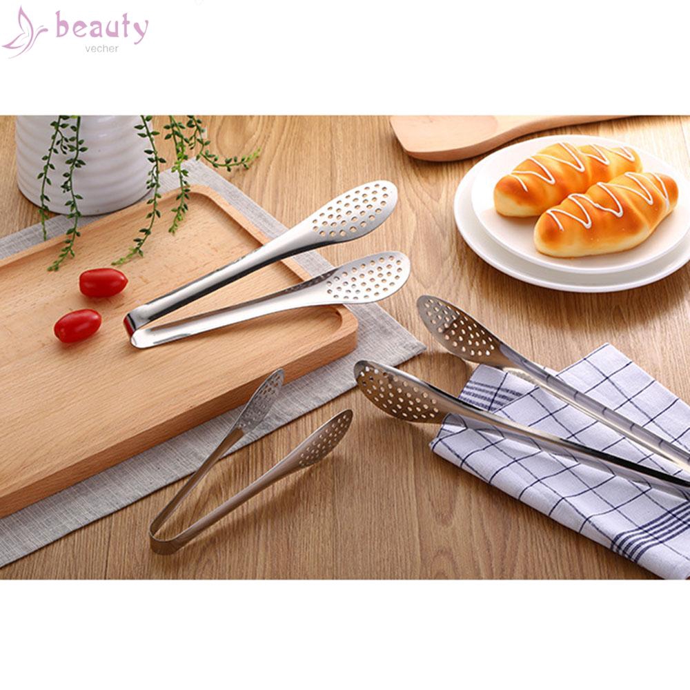 Set 3 Kẹp Gắp Thức Ăn Đa Năng Bằng Thép Không Gỉ