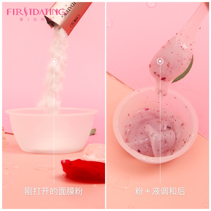 Sử dụng ngày!Mặt Nạ Cánh Hoa Hồng Pha Lê Dưỡng Ẩm Mềm Mại Khóa Nước Cho Salon