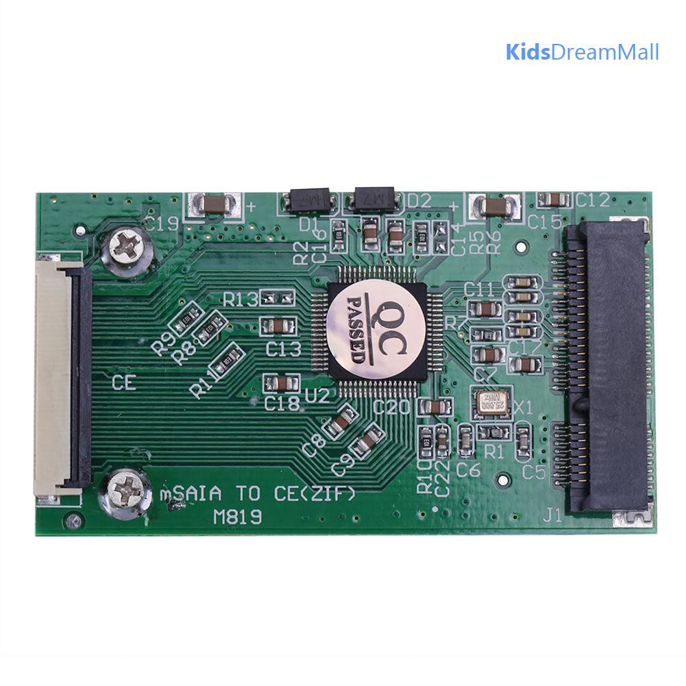 1 Card Chuyển Đổi Mini Sata Msata Pci-E Ipod Ssd Sang 40pin 1.8inch Zif Ce