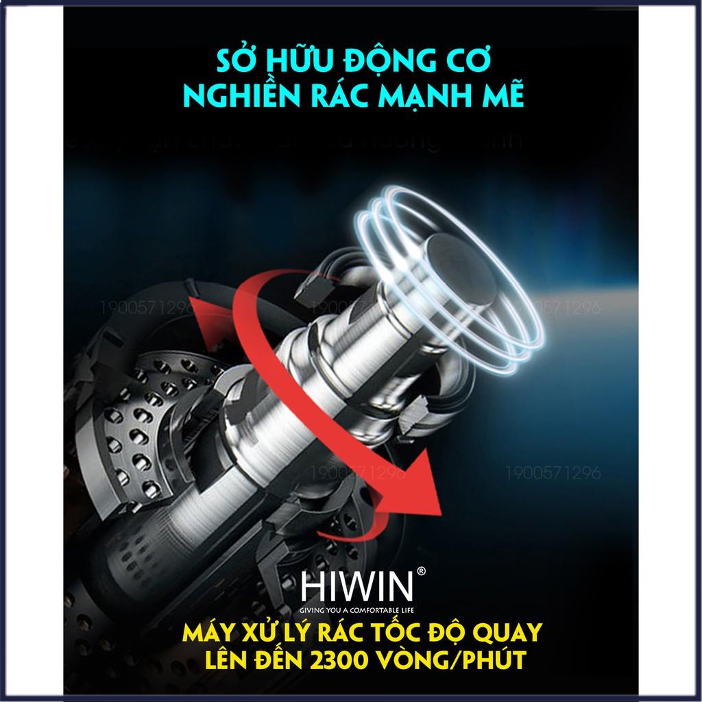 Máy xử lý rác xay rác nhà bếp cao cấp màu đen công suất 600W HIWIN LJ-600B