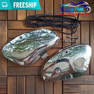 Cốp inox cub 81 gồm ốc cốp và dây nẹp