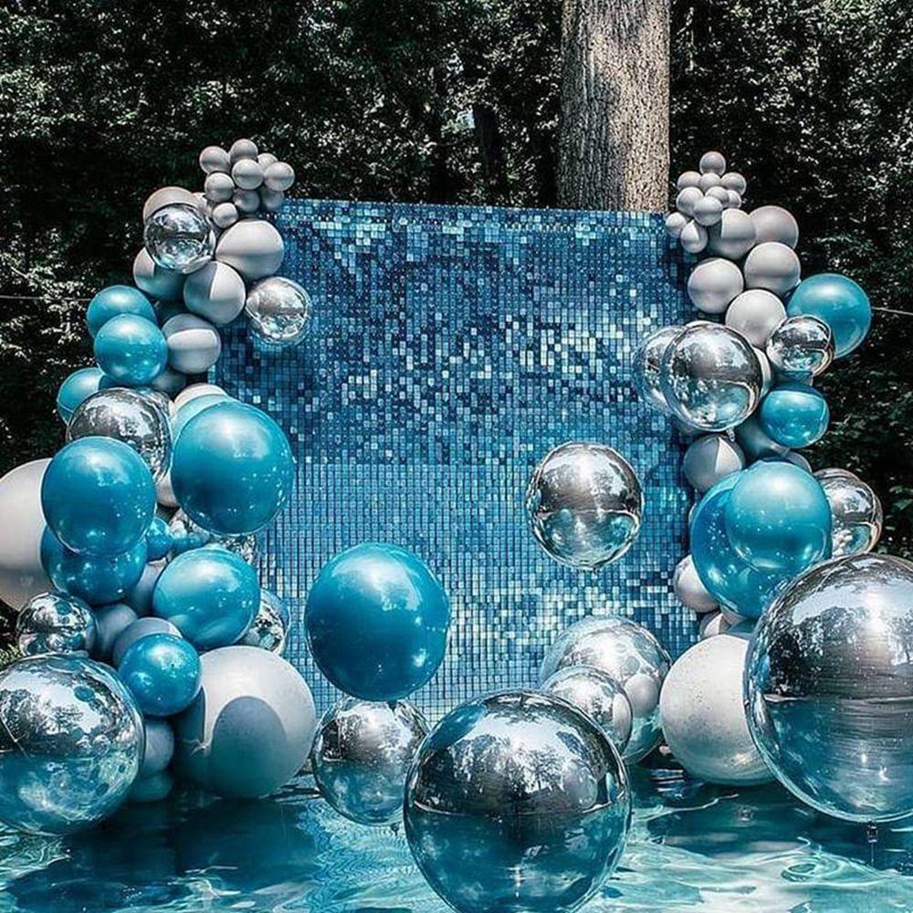 Phông Nền Trang Trí Tiệc Cưới Đính Kim Sa Lấp Lánh