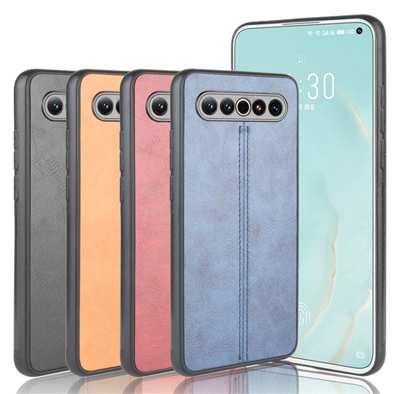 Ốp Điện Thoại Da PU Cứng Cho Meizu 17 Pro