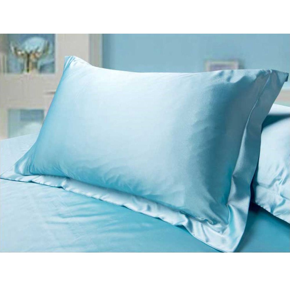 Vỏ Gối Lụa Satin Hình Chữ Nhật Nhiều Màu Sắc Kích Thước 50*70cm