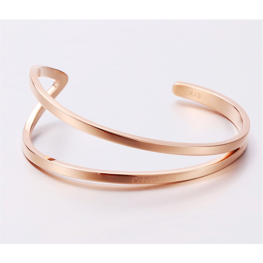 Vòng tay nam nữ Calvin Klein Outline Bangle lắc tay cặp đôi CK Cuff  Fullboxtúi xách - Hàng chính hãng có bill - MixASale