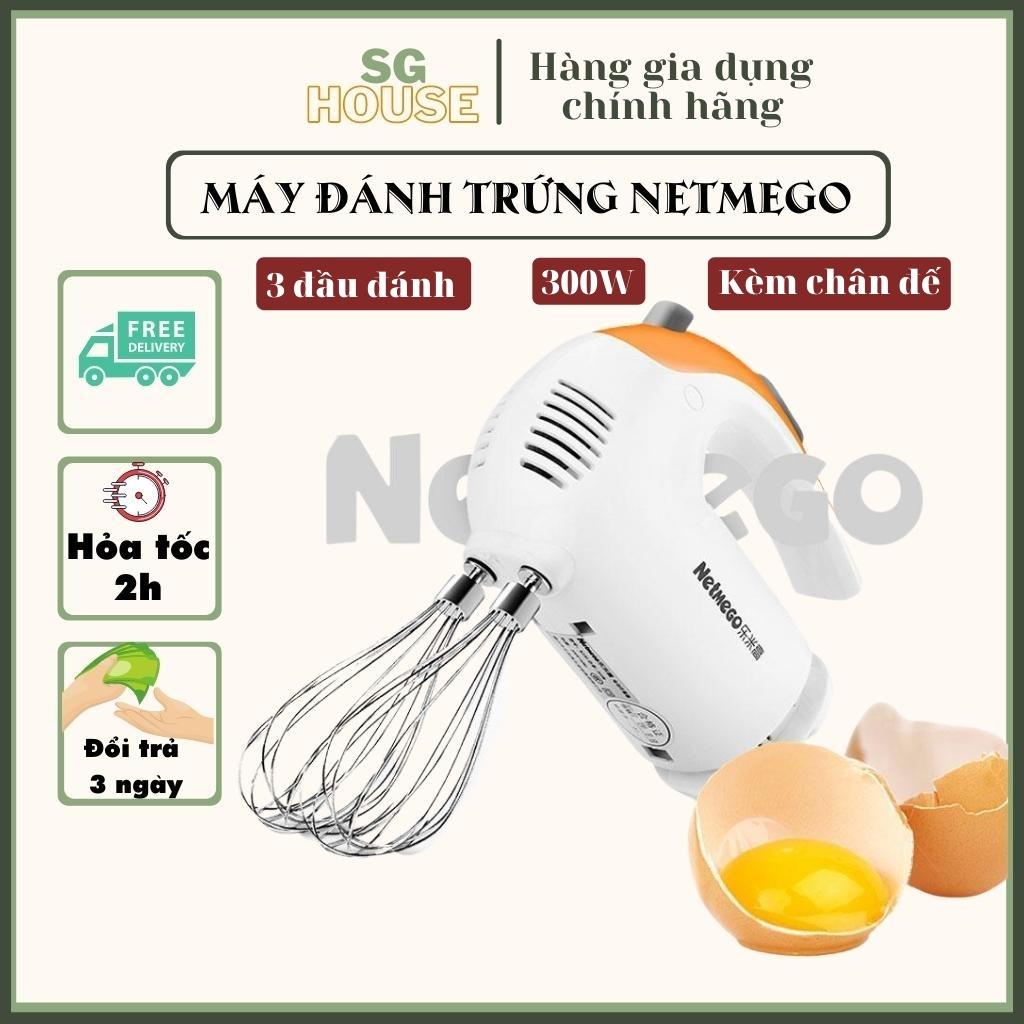 Máy đánh trứng cầm tay. Máy đánh trứng cầm tay Netmego N38D công suất 300w - 5 Cấp Độ, Bảo hành chính hãng toàn quốc