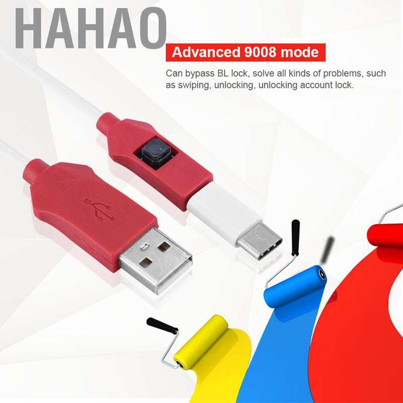 Cáp chuyển đổi Hahao EDL cho điện thoại chế độ Qualcomm 9008 đèn flash sâu sửa chữa di động TY màu đỏ