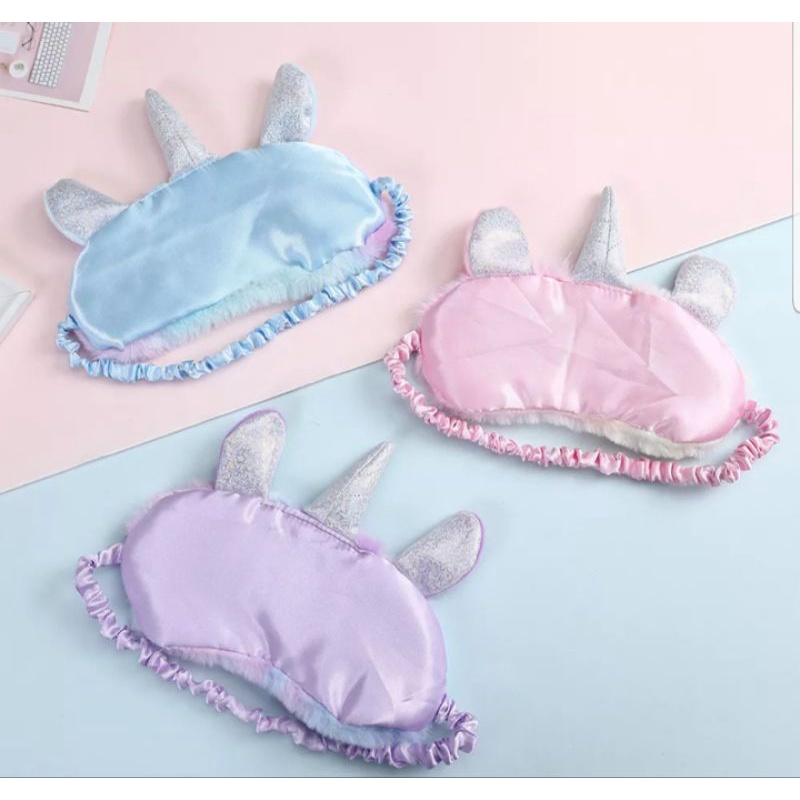 BỊT MẮT UNICORN VẢI LÔNG MÀU SẮC TREND