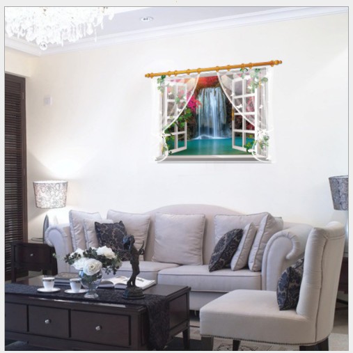 Decal trang trí cửa sổ mẫu mới 07