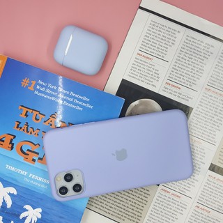 Ốp iphone dẻo chống bụi bẩn, chống vân tay màu tím mộng mơ các đời máy