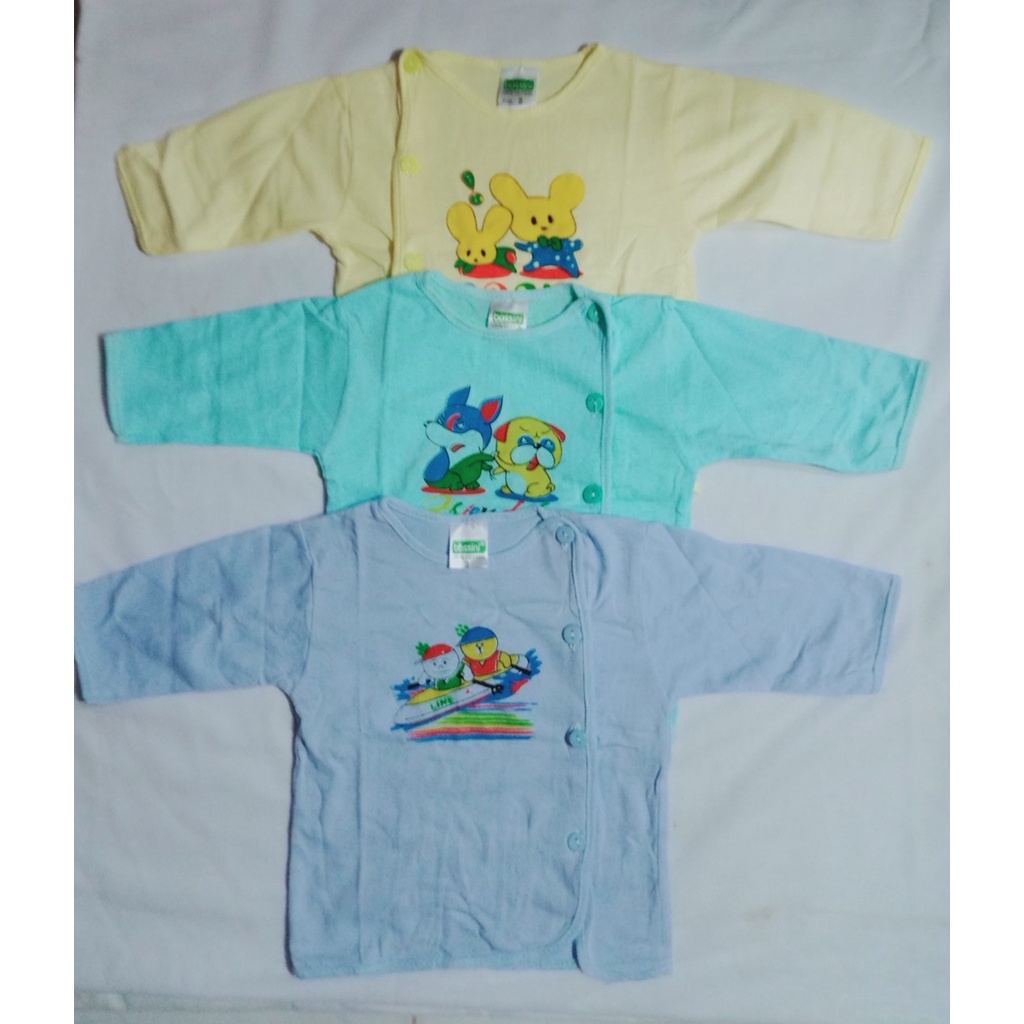 Áo bác sĩ tay dài màu sơ sinh 100% cotton