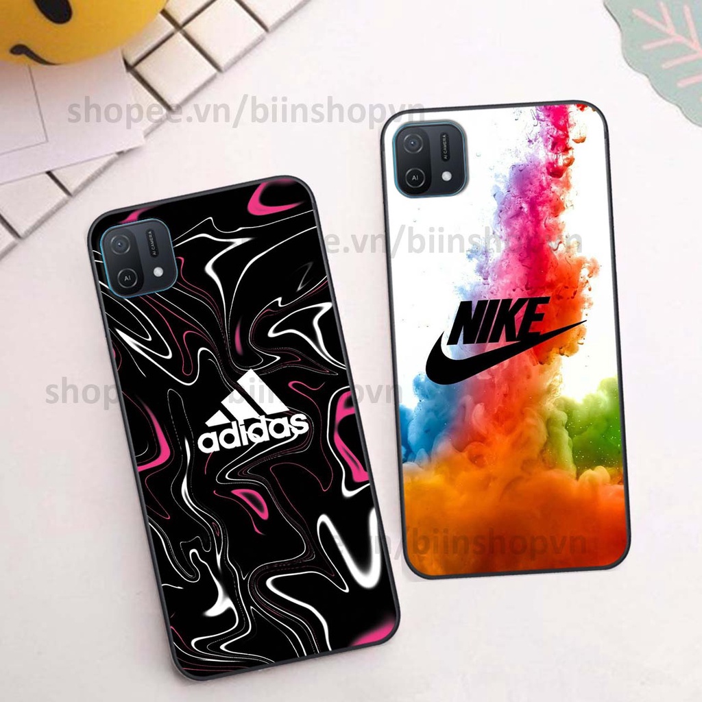 Ốp Oppo A16k in hình thương hiệu nhiều màu sắc thể thao cá tính thời trang