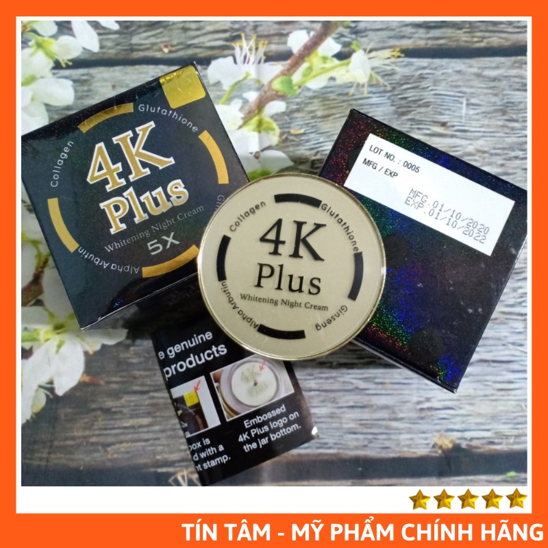 [Có tem] Kem 4K Plus 5X Dưỡng Trắng Da Mờ Nám Thái lan Chính Hãng