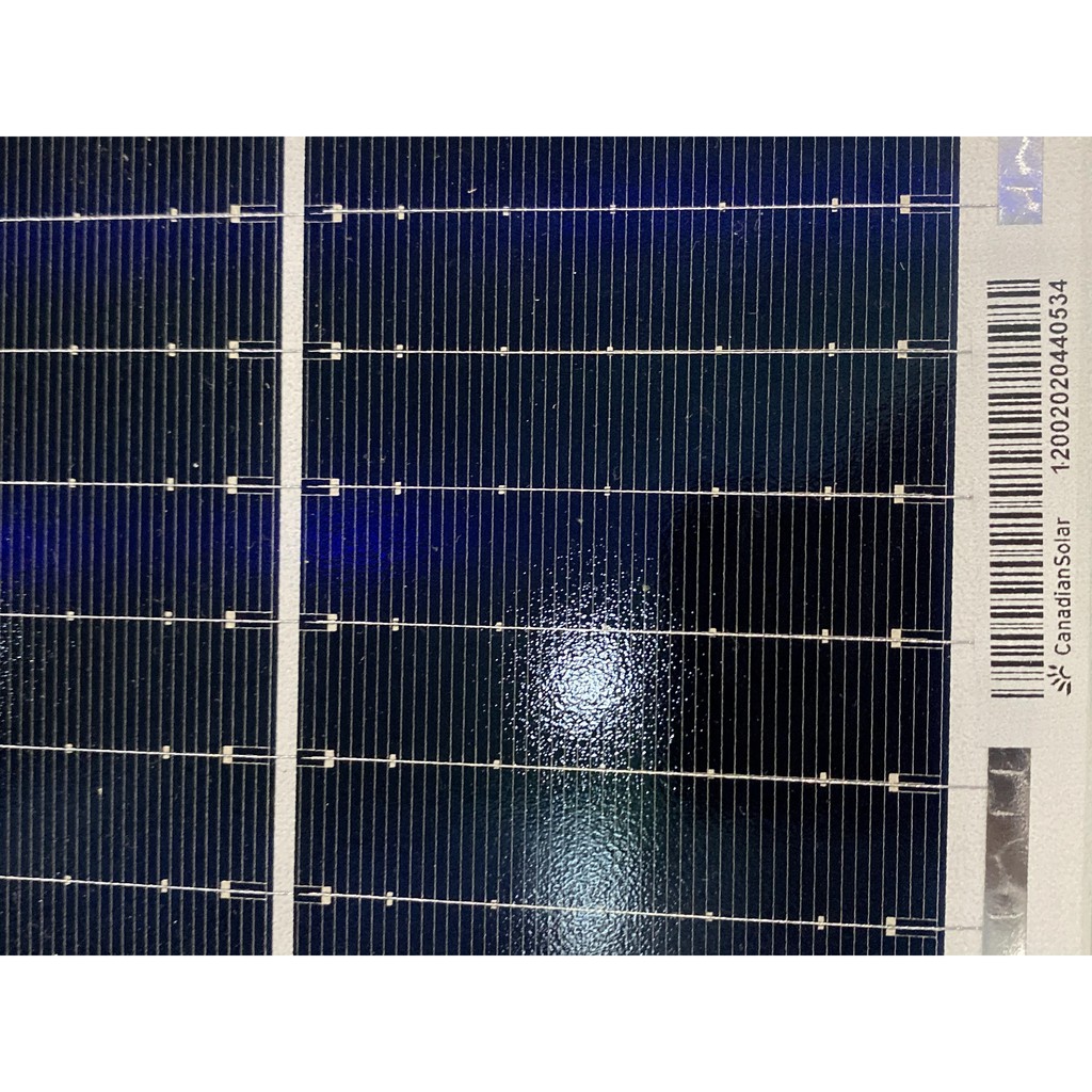 TẤM PIN NĂNG LƯỢNG MẶT TRỜI MONO Canadian Mono 450W - HALF CELL  bảo hành vật lý 12 năm hiệu xuất 25 năm!