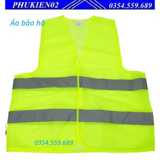 Áo Lưới Bảo Hộ Phản Quang Xanh Cao Cấp - Áo bảo hộ phản quang