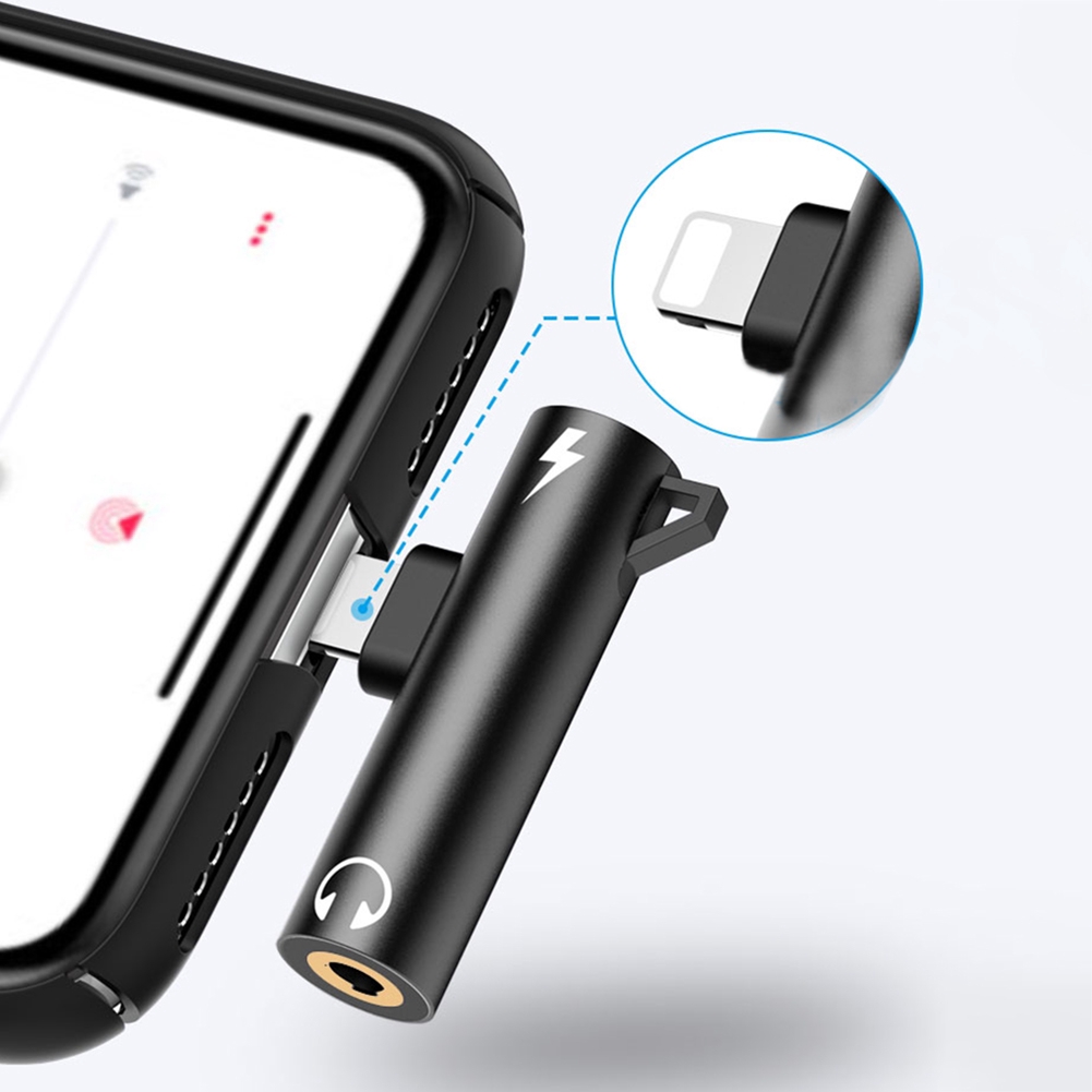 Đầu cắm phân chia chuyển đổi âm thanh OTG chuyên dụng cho IP7 8 Plus Xs Max