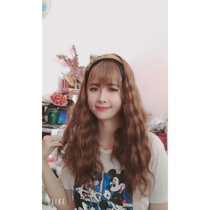 tóc giả đính cài nhiều màu