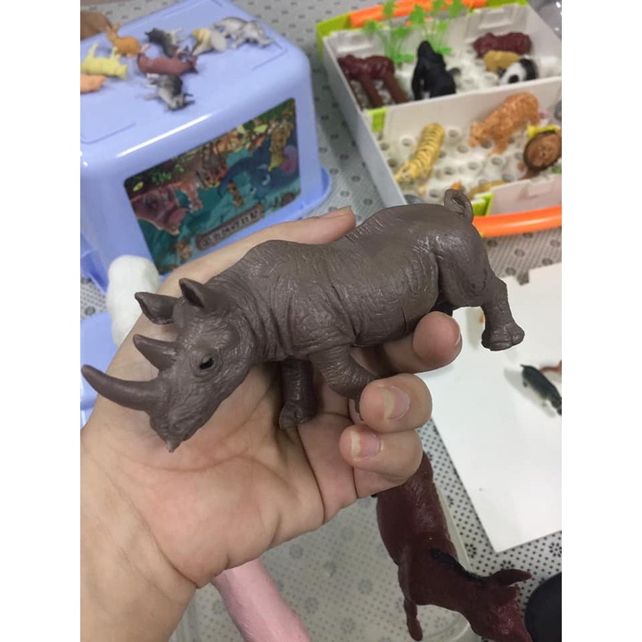 Bộ Động Vật 58 Chi Tiết, Thùng Động Vật Mô Hình Thú, Đồ Chơi Con Vật Mô Phỏng Hình Thú Bằng Nhựa Cao Cấp Cho Bé