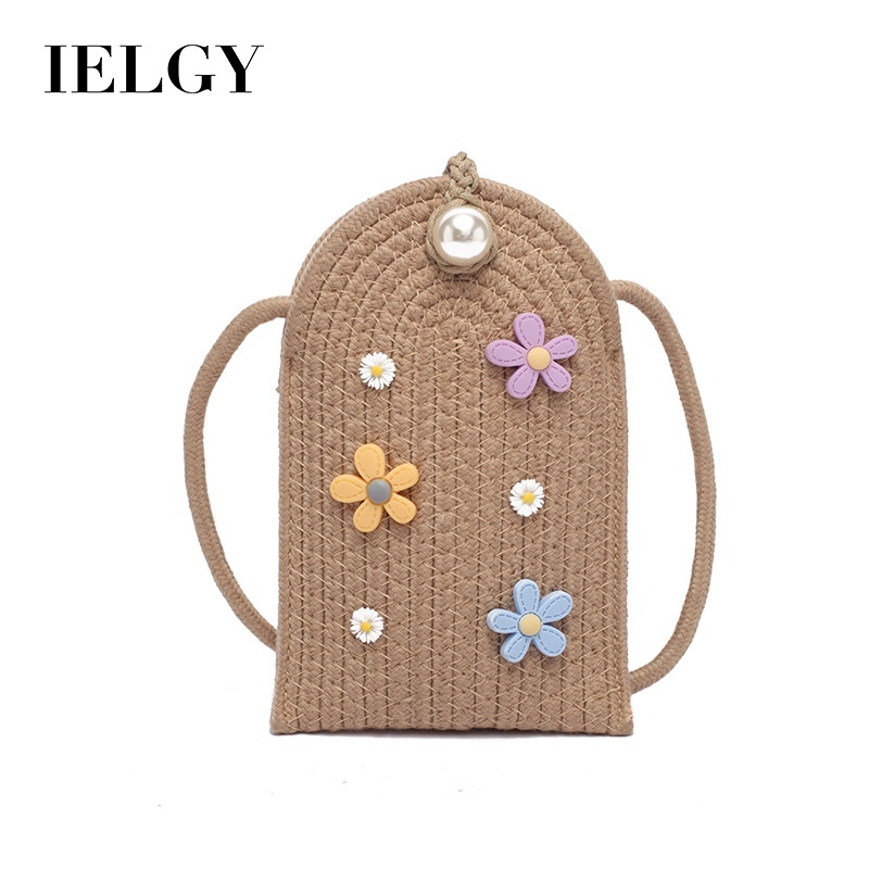 Túi đựng điện thoại di động IELGY họa tiết hoa nhỏ xinh xắn thời trang cho nữ