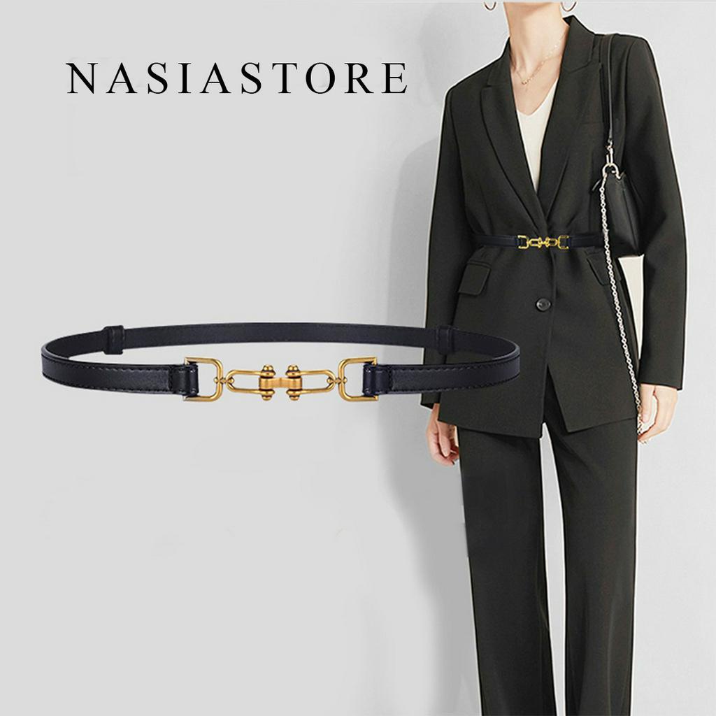 ĐAI VÁY nữ nhỏ 1.5cm nasiastore - THẮT LƯNG nữ bản nhỏ nịt áo váy tròn nhỏ cài tiện lợi - Đai thắt áo nhỏ TLSU12