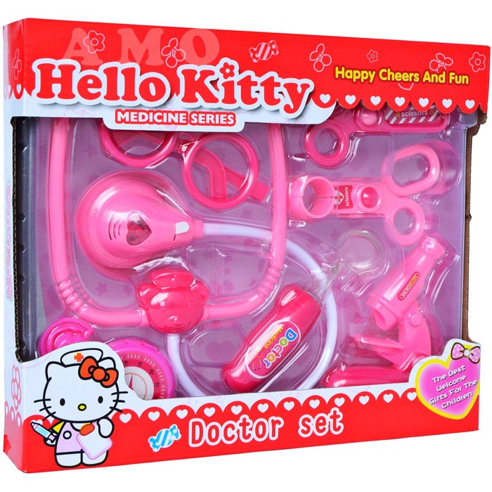 Bộ Đồ Chơi Bác Sĩ Hello Kitty Cho Bé Gái