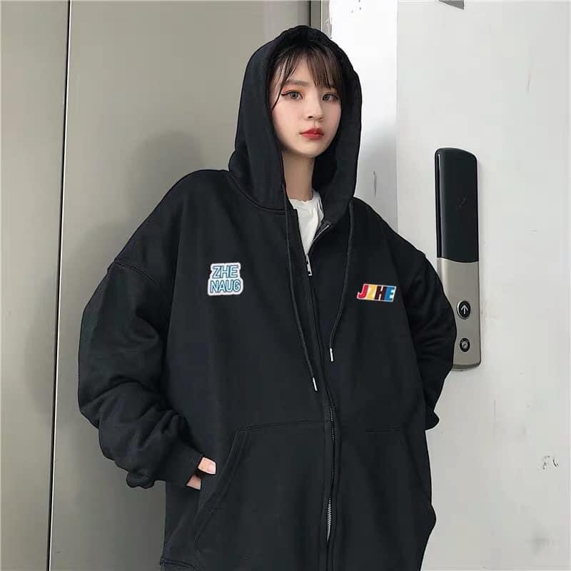 (MỚI) Áo Khoác Hoodie JZHE 2 Màu ( form rộng kèm ảnh thật ) | BigBuy360 - bigbuy360.vn