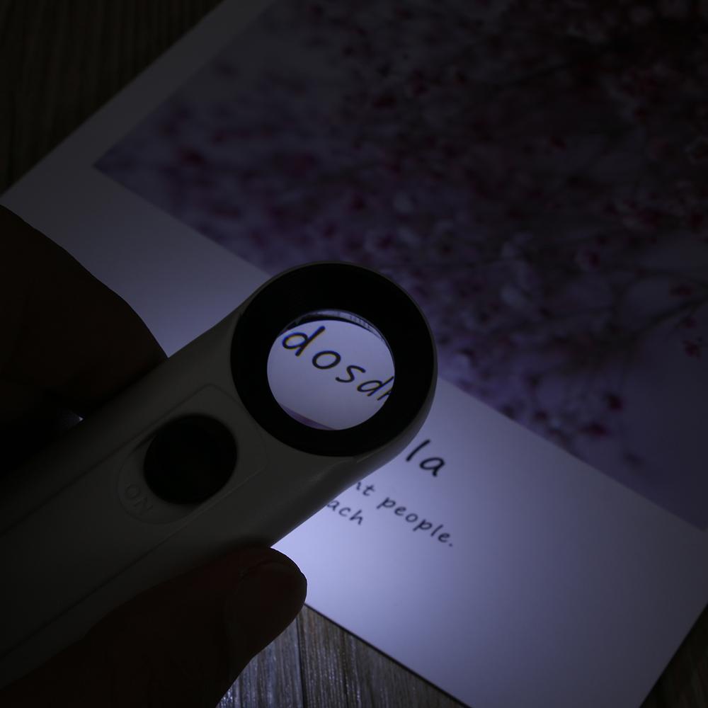 LEILY Kính Lúp Đa Năng Có Đèn LED