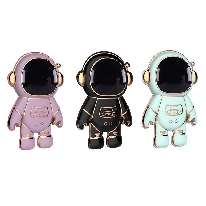 Giá đỡ điện thoại Koosuk hình phi hành gia không gian mạ vàng gấp gọn được tiện lợi