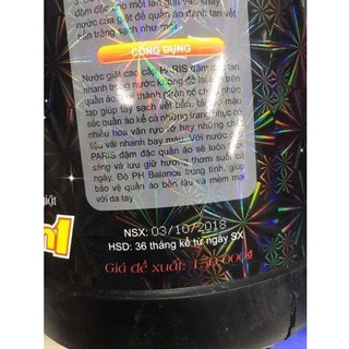 Nước Giặt Paris 5 in 1 3600ml
