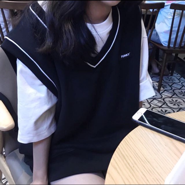 ÁO GILE ĐEN FUNKY
