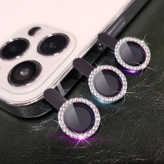 Miếng dán cường lực bảo vệ camera đính đá cho Iphone 12 Pro Max Iphone 12 Mini 11 Pro Max