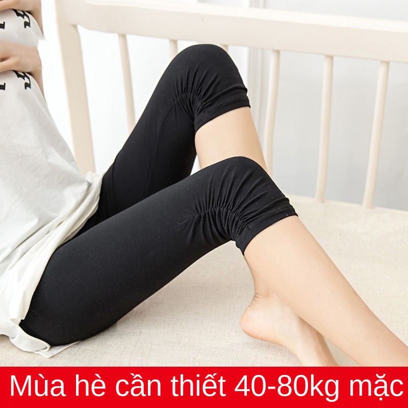 Quần an toàn cotton mùa hè mỏng cho phụ nữ và chống lóa Cơ sở phương thức bảy điểm