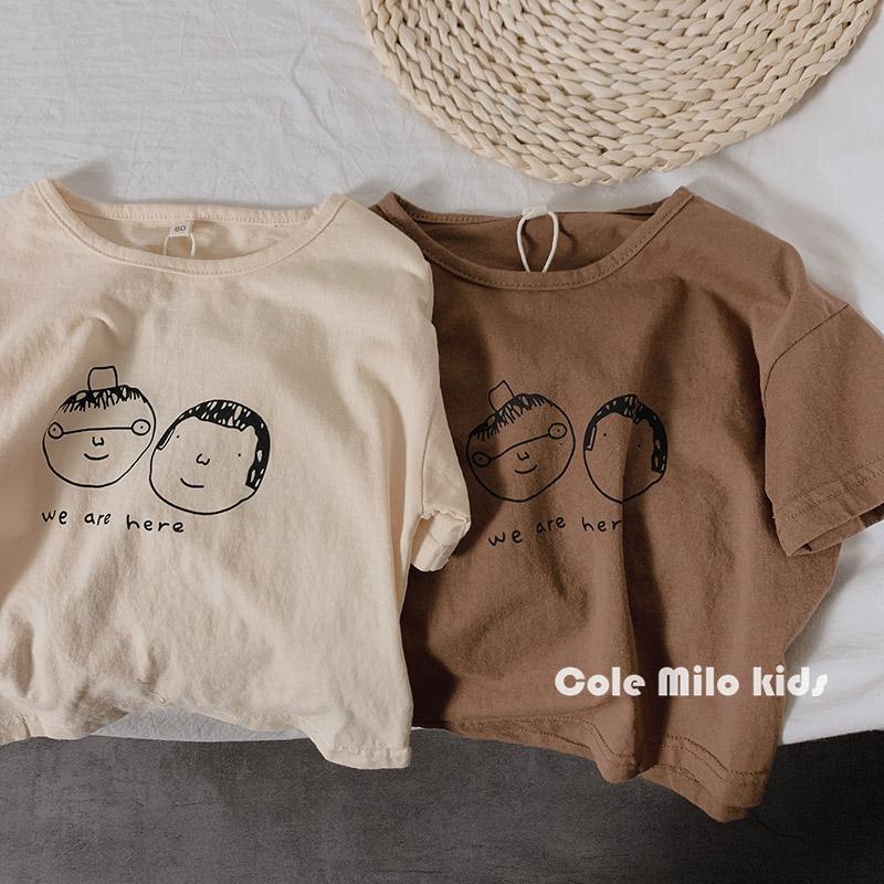 Áo Thun Cotton Lanh Tay Lỡ Phong Cách Nhật Bản Hàn Quốc Thời Trang Mùa Hè Hàng Mới Dành Cho Bé Trai Gái 2022